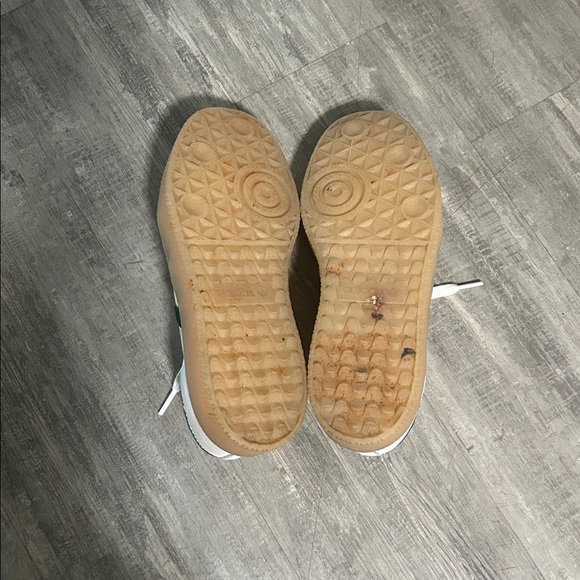 adidas Samba Platform Sneakers White Green Gum Sole - Picture 5 of 8